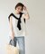【Noka/WEB限定】カットジョーゼットプレートTシャツ