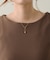 【Noka/WEB限定】カットジョーゼットプレートTシャツ