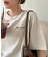 【Enlude】サガラ刺繍ロゴTシャツ《ユニセックス》