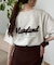 【Enlude】サガラ刺繍ロゴTシャツ《ユニセックス》