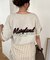 【Enlude】サガラ刺繍ロゴTシャツ《ユニセックス》