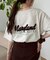 【Enlude】サガラ刺繍ロゴTシャツ《ユニセックス》