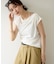【Noka】シャイニーリブドレープTシャツ