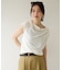 【Noka】シャイニーリブドレープTシャツ