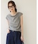 【Noka】シャイニーリブドレープTシャツ