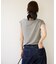 【Noka】シャイニーリブドレープTシャツ