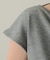 【Noka】シャイニーリブドレープTシャツ