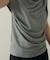 【Noka】シャイニーリブドレープTシャツ