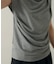 【Noka】シャイニーリブドレープTシャツ
