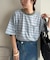 【Enlude/1枚で着映え♪】アソートボーダーポケ付きTシャツ《ユニセックス》