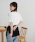 リブUネックTシャツ