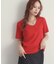 リブUネックTシャツ