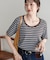 リブUネックTシャツ