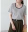 リブUネックTシャツ