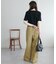 リブUネックTシャツ