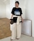【Enlude】メッセージロゴフォトTシャツ《ユニセックス》