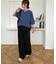 【Enlude】ワッフルヘンリードロストTシャツ《ユニセックス》