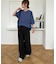 【Enlude】ワッフルヘンリードロストTシャツ《ユニセックス》