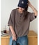【Enlude】ワッフルヘンリードロストTシャツ《ユニセックス》