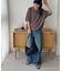【Enlude】ワッフルヘンリードロストTシャツ《ユニセックス》