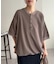 【Enlude】ワッフルヘンリードロストTシャツ《ユニセックス》