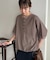 【Enlude】ワッフルヘンリードロストTシャツ《ユニセックス》