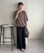 【Enlude】ワッフルヘンリードロストTシャツ《ユニセックス》