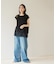 【Noka】後ろレーススリットTシャツ