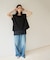 【Noka】後ろレーススリットTシャツ