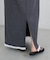 裾レースカットスカート