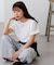 ラインストーンロゴTシャツ