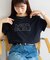 ラインストーンロゴTシャツ