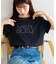 ラインストーンロゴTシャツ