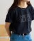 ラインストーンロゴTシャツ