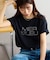 ラインストーンロゴTシャツ