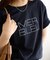 ラインストーンロゴTシャツ