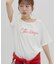 【umm.】コード刺繍ロゴ半袖Tシャツ