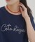 【umm.】コード刺繍ロゴ半袖Tシャツ