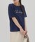 【umm.】コード刺繍ロゴ半袖Tシャツ