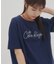 【umm.】コード刺繍ロゴ半袖Tシャツ