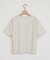 【umm.】コード刺繍ロゴ半袖Tシャツ