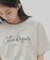 【umm.】コード刺繍ロゴ半袖Tシャツ
