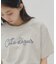 【umm.】コード刺繍ロゴ半袖Tシャツ