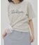 【umm.】コード刺繍ロゴ半袖Tシャツ