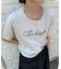【umm.】コード刺繍ロゴ半袖Tシャツ