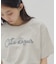 【umm.】コード刺繍ロゴ半袖Tシャツ