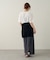 【Noka】カットジョーゼットナロースカート