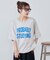 【Enlude/ユニセックス】カレッジロゴドロストTシャツ