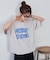 【Enlude/ユニセックス】カレッジロゴドロストTシャツ