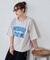 【Enlude/ユニセックス】カレッジロゴドロストTシャツ